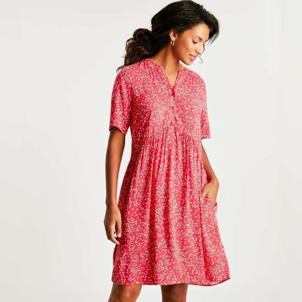Joules Ella angled seam dress 10